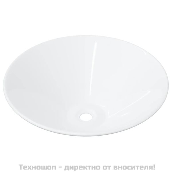 Мивки, 2 бр, бели, 42x42x14 см, керамика