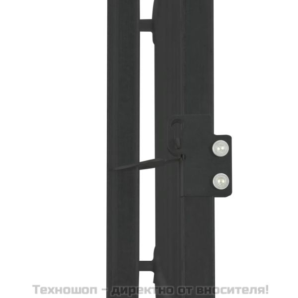 Външна клетка за кучета с покрив, 150x150x210 см