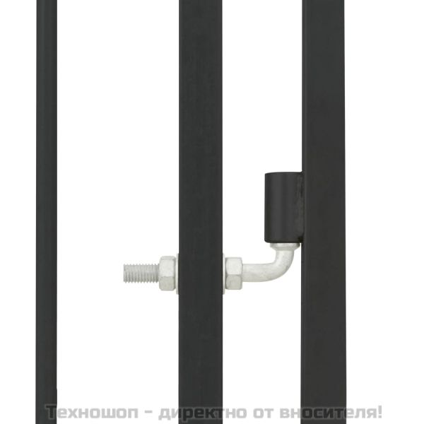 Външна клетка за кучета с покрив, 150x150x210 см