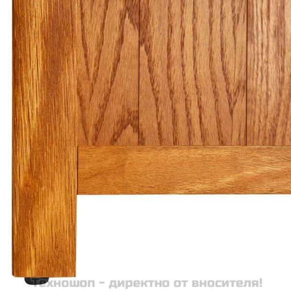 Библиотека с 7 рафта, 60x22x200 см, дъбов масив