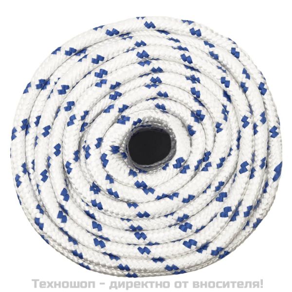 Въже за лодка бяло 12 мм 100 м полипропилен