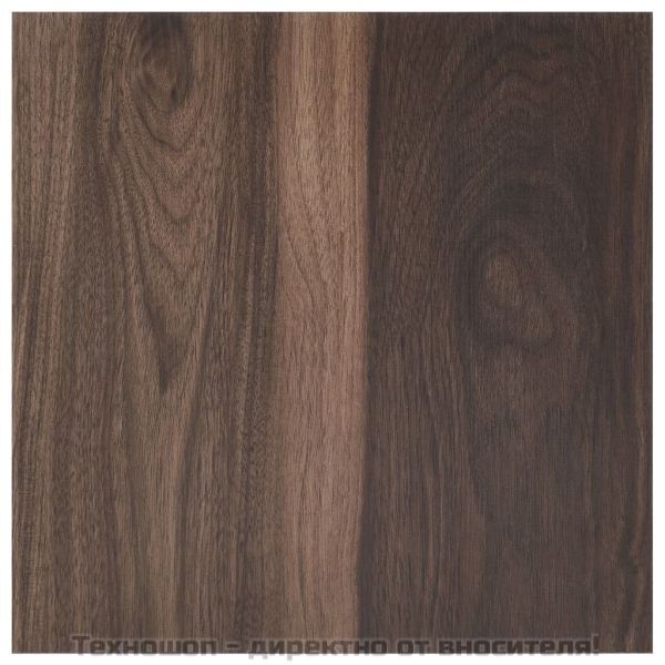 Самозалепващи подови дъски, 55 бр, PVC, 5,11 м², тъмнокафяви