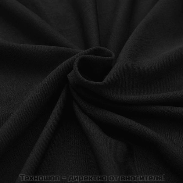 Еластичен калъф за маса, 2 бр, 243х76х74 см, черен