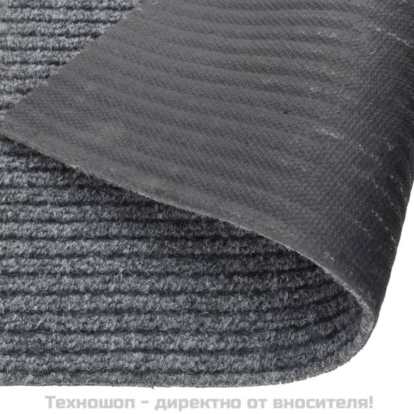 Абсорбиращо мръсотията килимче, 100x100 см, сиво