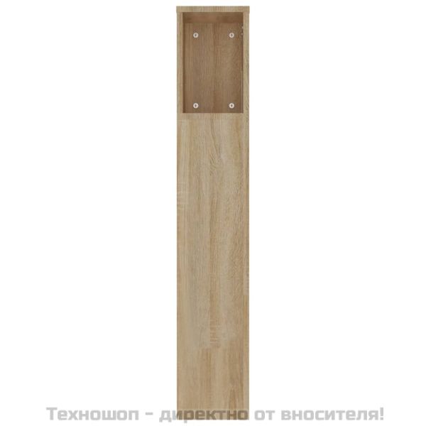 Табла за легло тип шкаф, дъб сонома, 220x18,5x104,5 см