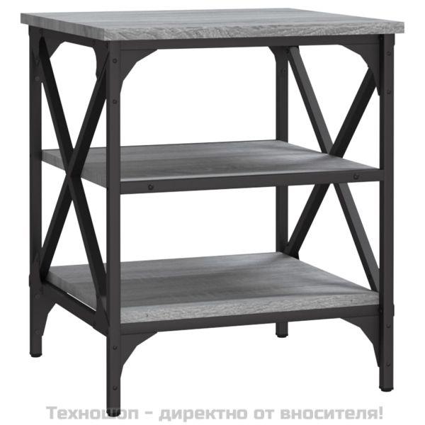 Странична маса, cив сонома, 40x42x50 см, инженерно дърво