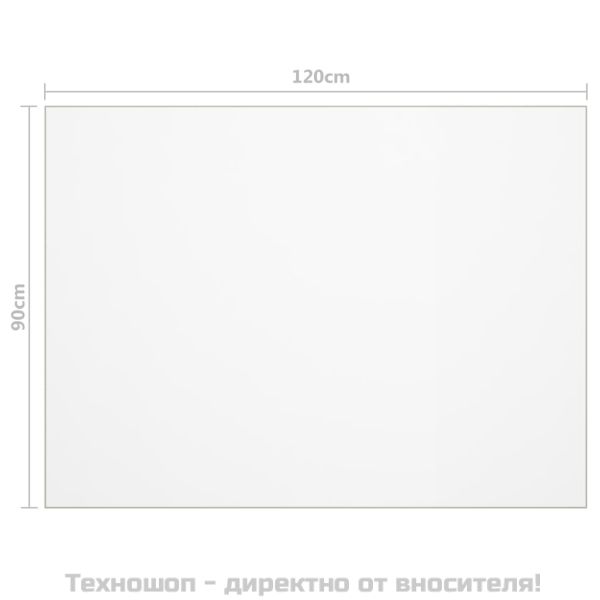 Протектор за маса, прозрачен, 120x90 см, 1,6 мм, PVC