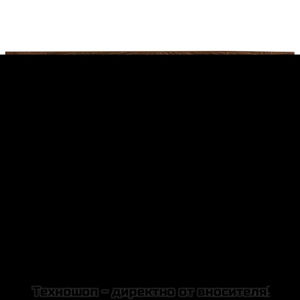 Комплект ТВ шкафове от 4 части, кафяв дъб, инженерно дърво