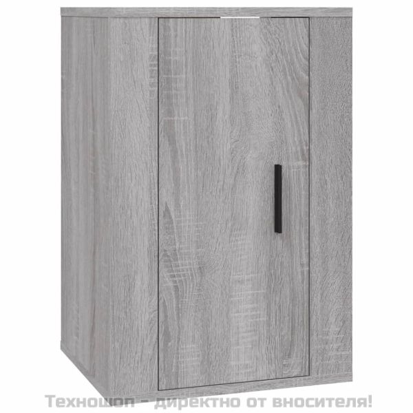 Комплект ТВ шкафове от 4 части, сив сонома, инженерно дърво