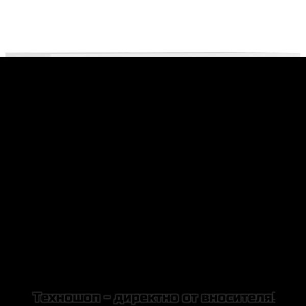 ТВ шкафове за стенен монтаж, 2 бр, бели, 57x34,5x40 см