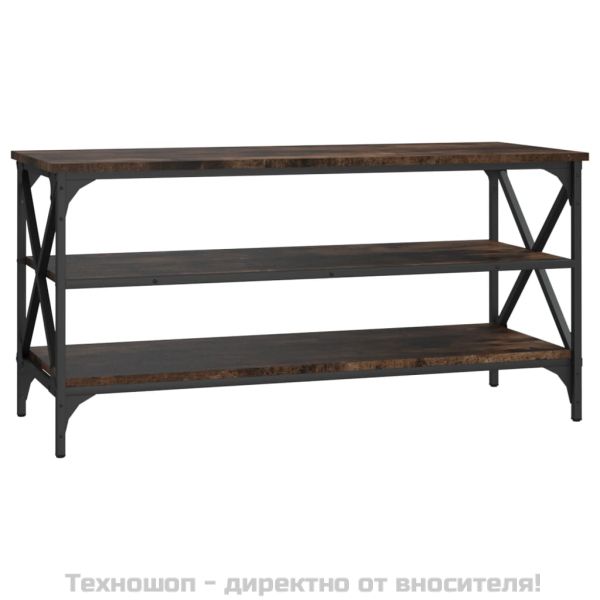 ТB шкаф, опушен дъб, 100x40x50 см, инженерно дърво