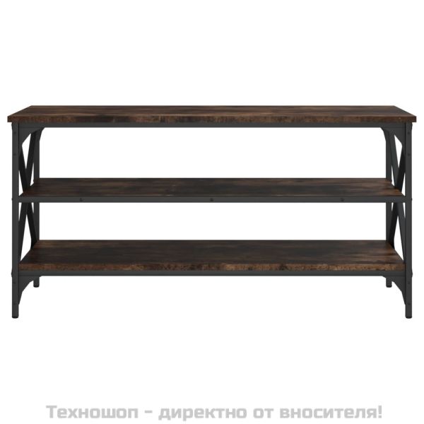 ТB шкаф, опушен дъб, 100x40x50 см, инженерно дърво