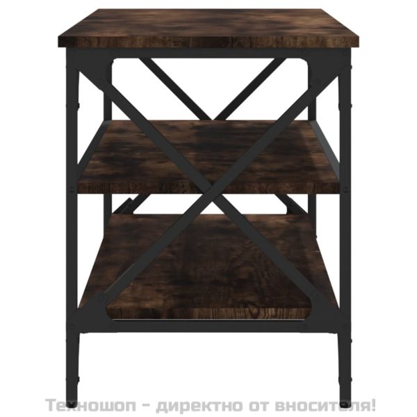 ТB шкаф, опушен дъб, 100x40x50 см, инженерно дърво