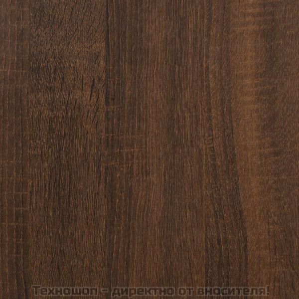 Странична маса, кафяв дъб, 55x38x45 см, инженерно дърво