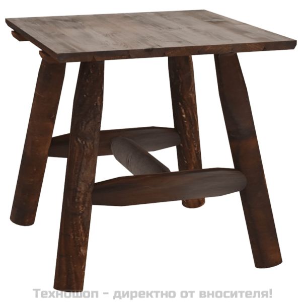 Странична маса, 49x49x50 cм, смърч масив