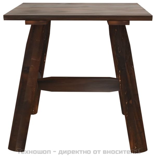 Странична маса, 49x49x50 cм, смърч масив