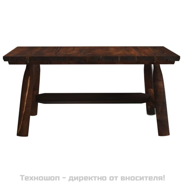 Кафе маса, 90x50x41 см, смърч масив