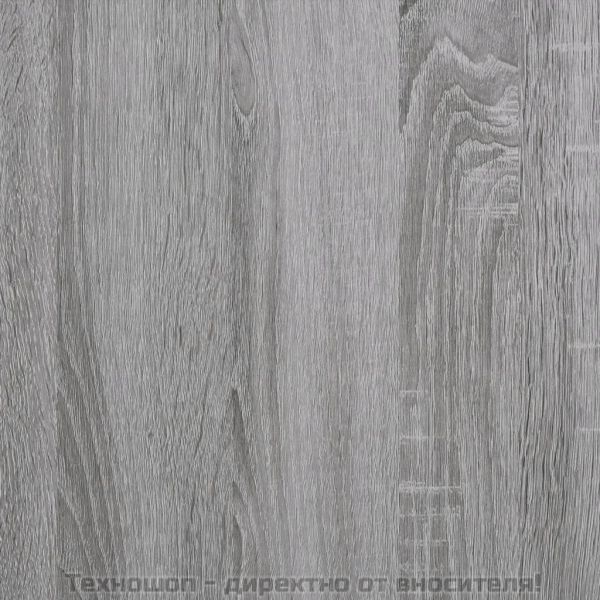 Бюро с чекмеджета, сив сонома, 102x50x76 см, инженерно дърво