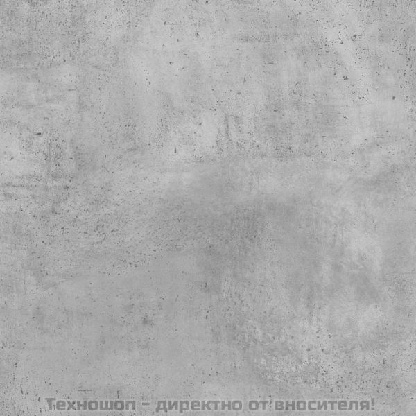 Нощно шкафче, бетонно сиво, 39x39x67 см, инженерно дърво