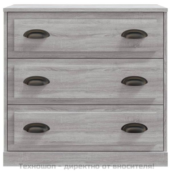 Сайдборд, сив сонома, 70x35,5x67,5 см, инженерно дърво