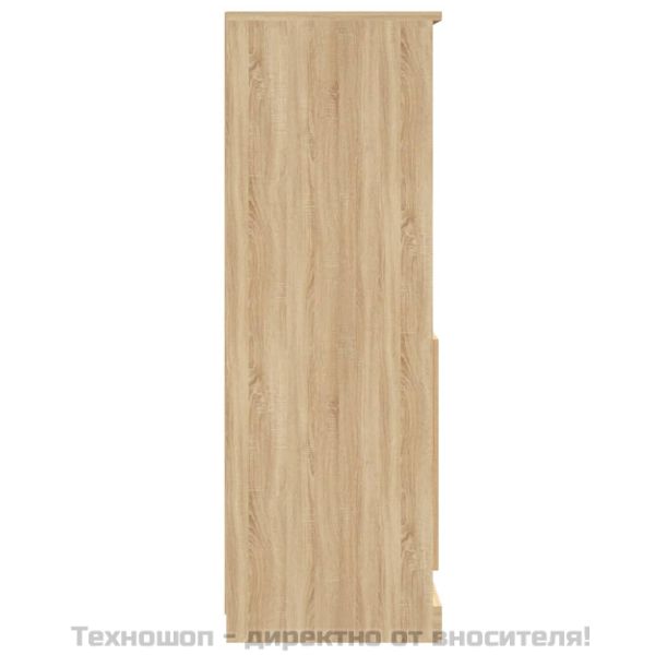 Висок шкаф, сонома дъб, 60x35,5x103,5см, инженерно дърво