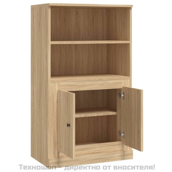 Висок шкаф, сонома дъб, 60x35,5x103,5см, инженерно дърво