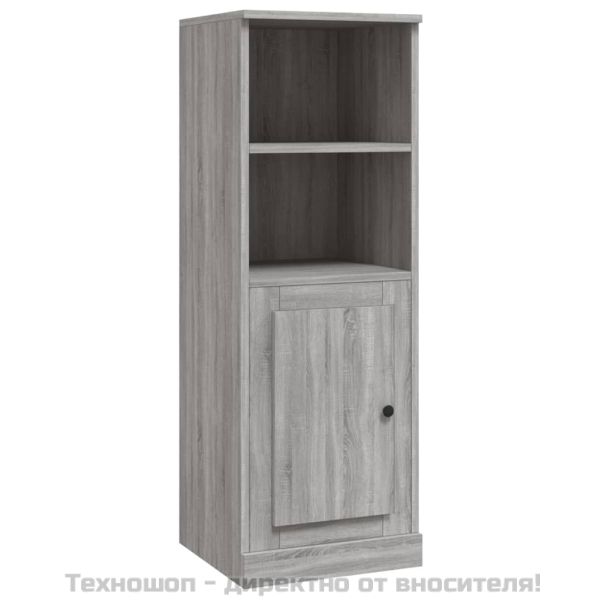Висок шкаф, сив сонома, 36x35,5x103,5 cm, инженерно дърво