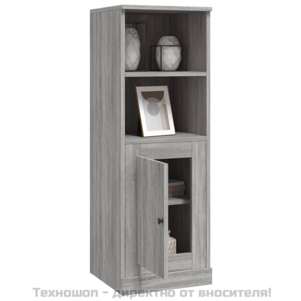 Висок шкаф, сив сонома, 36x35,5x103,5 cm, инженерно дърво