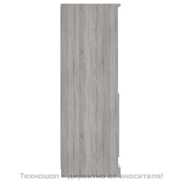 Висок шкаф, сив сонома, 36x35,5x103,5 cm, инженерно дърво