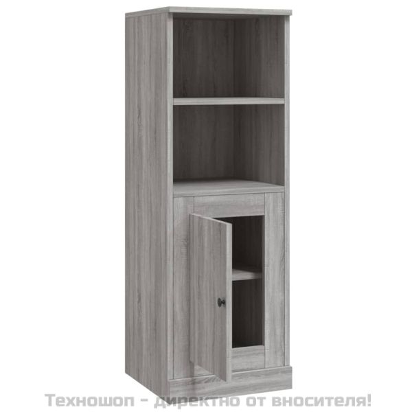 Висок шкаф, сив сонома, 36x35,5x103,5 cm, инженерно дърво