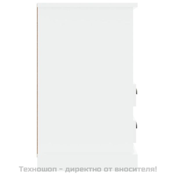 Нощни шкафчета, 2 бр, бели, 43x36x60 см