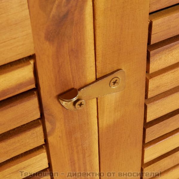 Градинска кутия за съхранение, 280x87x104 см, акация масив