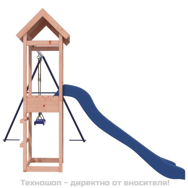 Комбинирано детско съоръжение, масивна дугласка дървесина