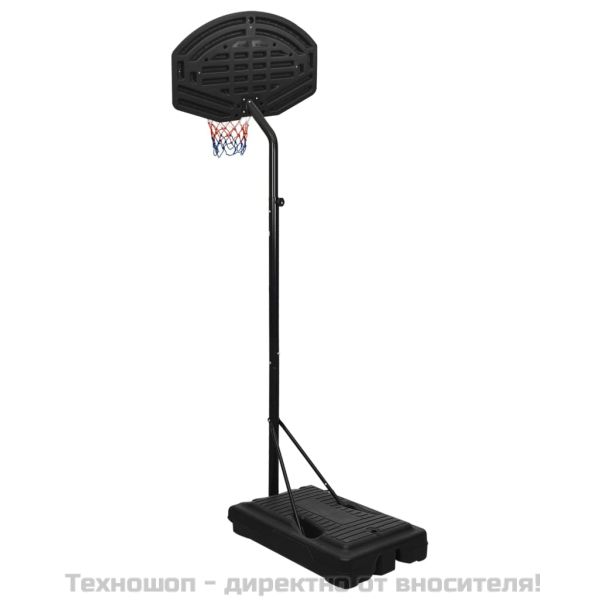 Баскетболна стойка черна 237-307 см полиетилен