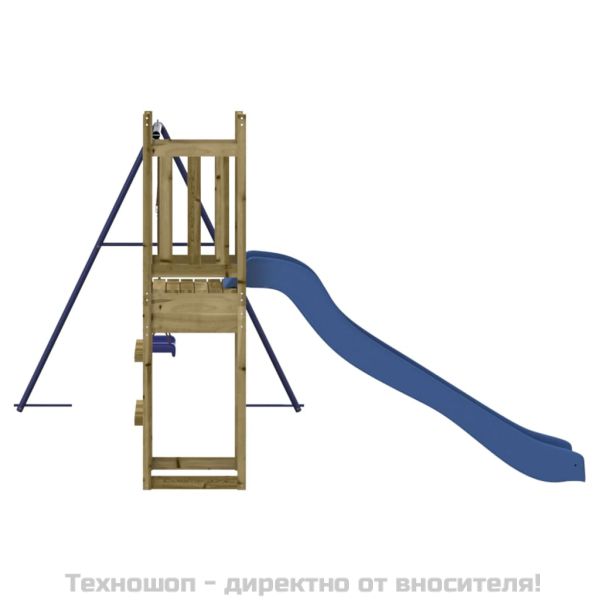 Комбинирано детско съоръжение за игра, импрегниран бор