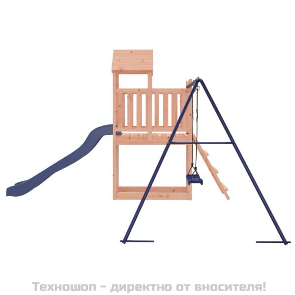 Комбинирано детско съоръжение, масивна дугласка дървесина