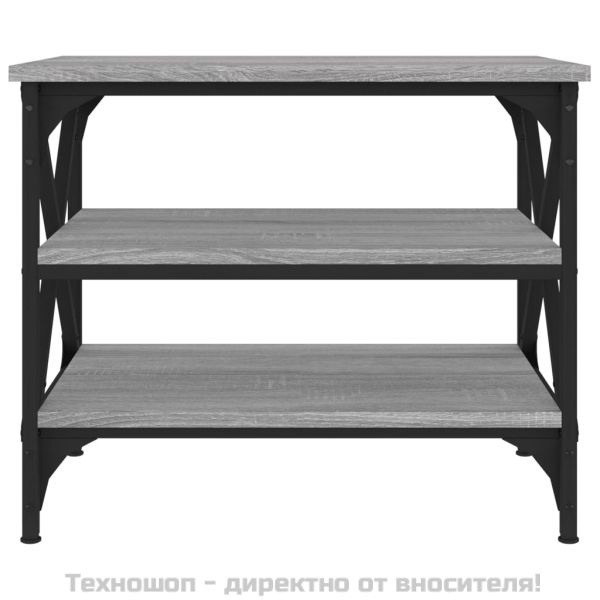 Странична маса, cив сонома, 55x38x45 см, инженерно дърво