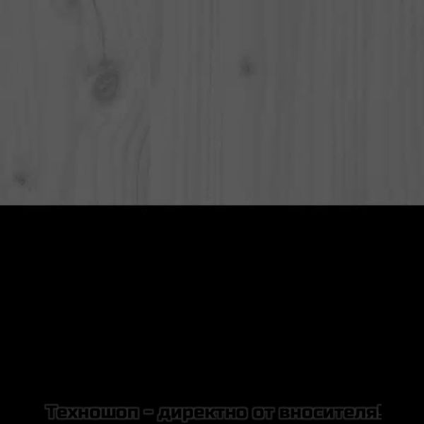 Градинска маса, сива, 159,5x82,5x110 см, борово дърво масив