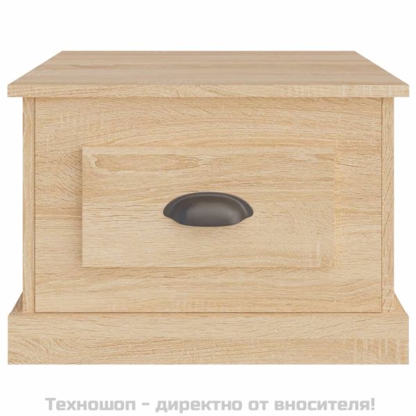 Кафе маса, дъб сонома, 50x50x35 см, инженерно дърво