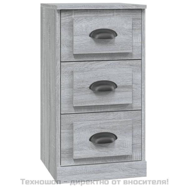 Сайдборд, сив сонома, 36x35,5x67,5 см, инженерно дърво