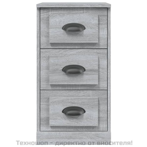 Сайдборд, сив сонома, 36x35,5x67,5 см, инженерно дърво
