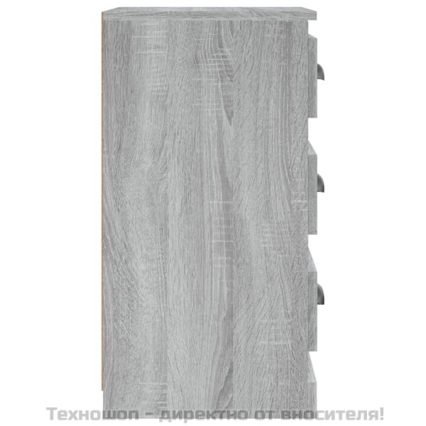 Сайдборд, сив сонома, 36x35,5x67,5 см, инженерно дърво