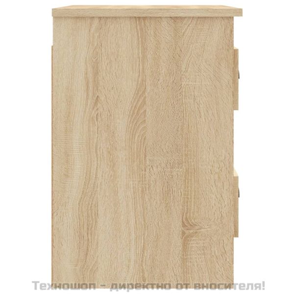 Нощни шкафчета за стенен монтаж 2 бр сонома дъб 41,5x36x53 см