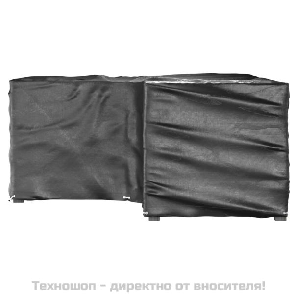 Покривала за ъглови градински мебели 2 бр 16 капси 215x215x90см