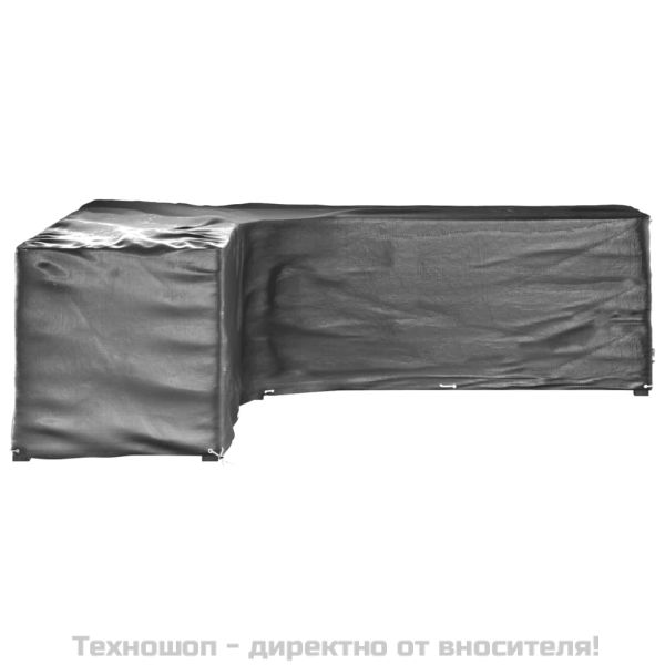 Покривала за ъглови градински мебели 2 бр 20 капси 300x300x90см