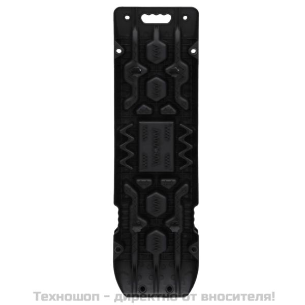 Тягови дъски, 2 бр, черни, 107х31х7 см, найлон