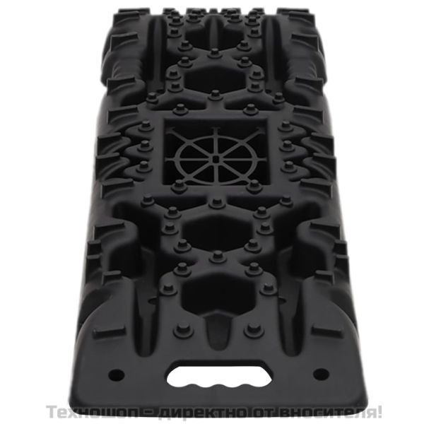 Тягови дъски, 2 бр, черни, 107х31х7 см, найлон