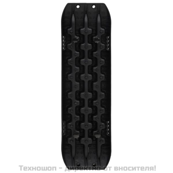 Тягови дъски, 2 бр, черни, 106х30,5х7 см, найлон