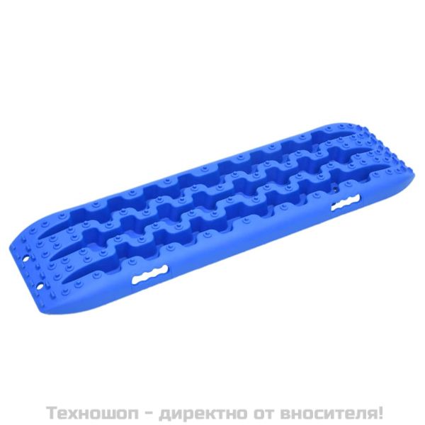 Тягови дъски, 2 бр, сини, 106х30,5х7 см, найлон