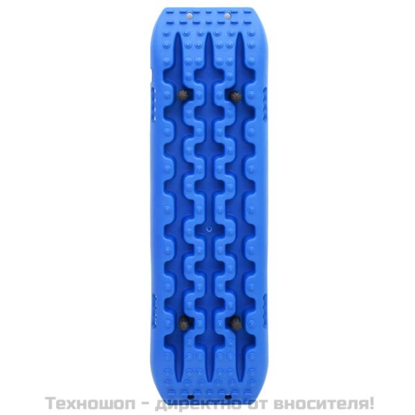 Тягови дъски, 2 бр, сини, 106х30,5х7 см, найлон